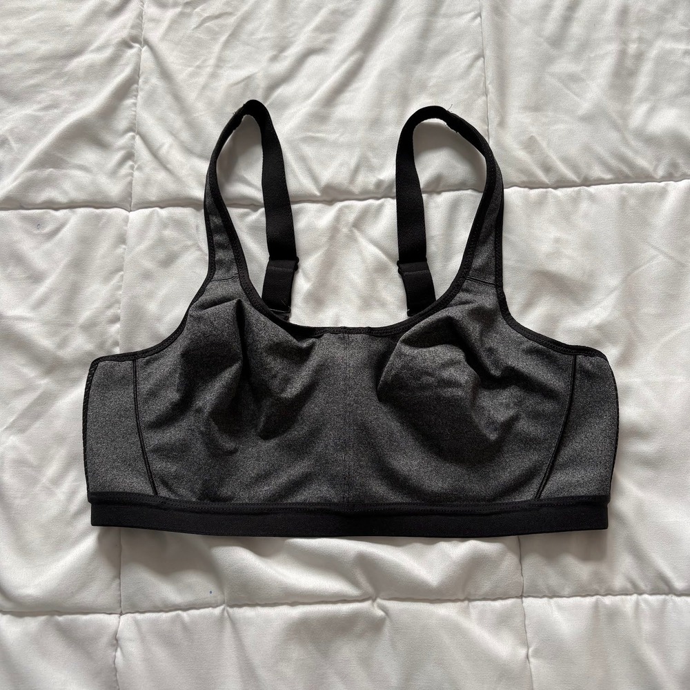 Wacoal Sport Underwire Bra 855229 Charcoal Black 38C Activewear